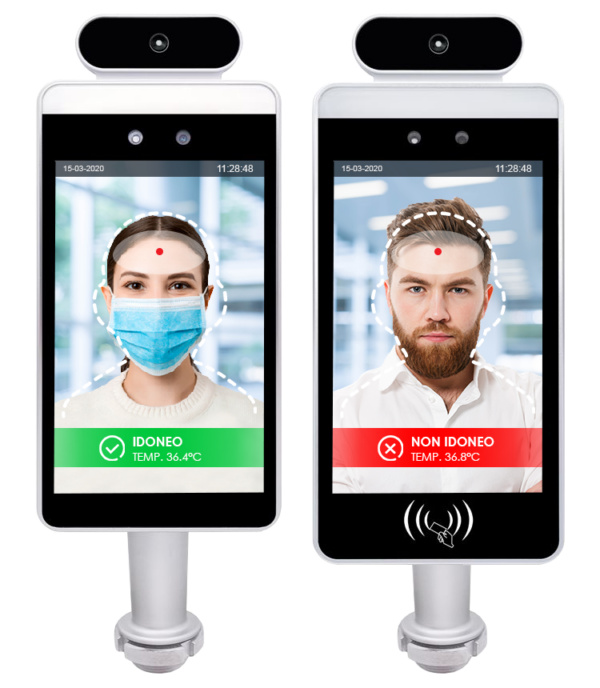 Termoscanner con Lettore Green Pass